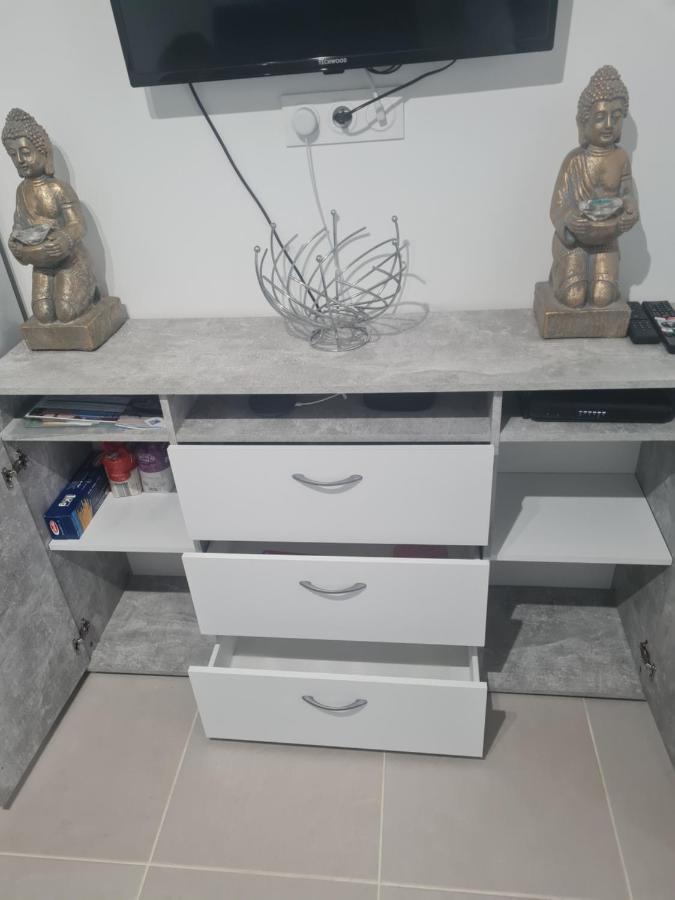 Appartement Vue Mer,Acces Direct Plage,Fibre,Clim,Parking Public Gratuit Le Barcarès Eksteriør bilde