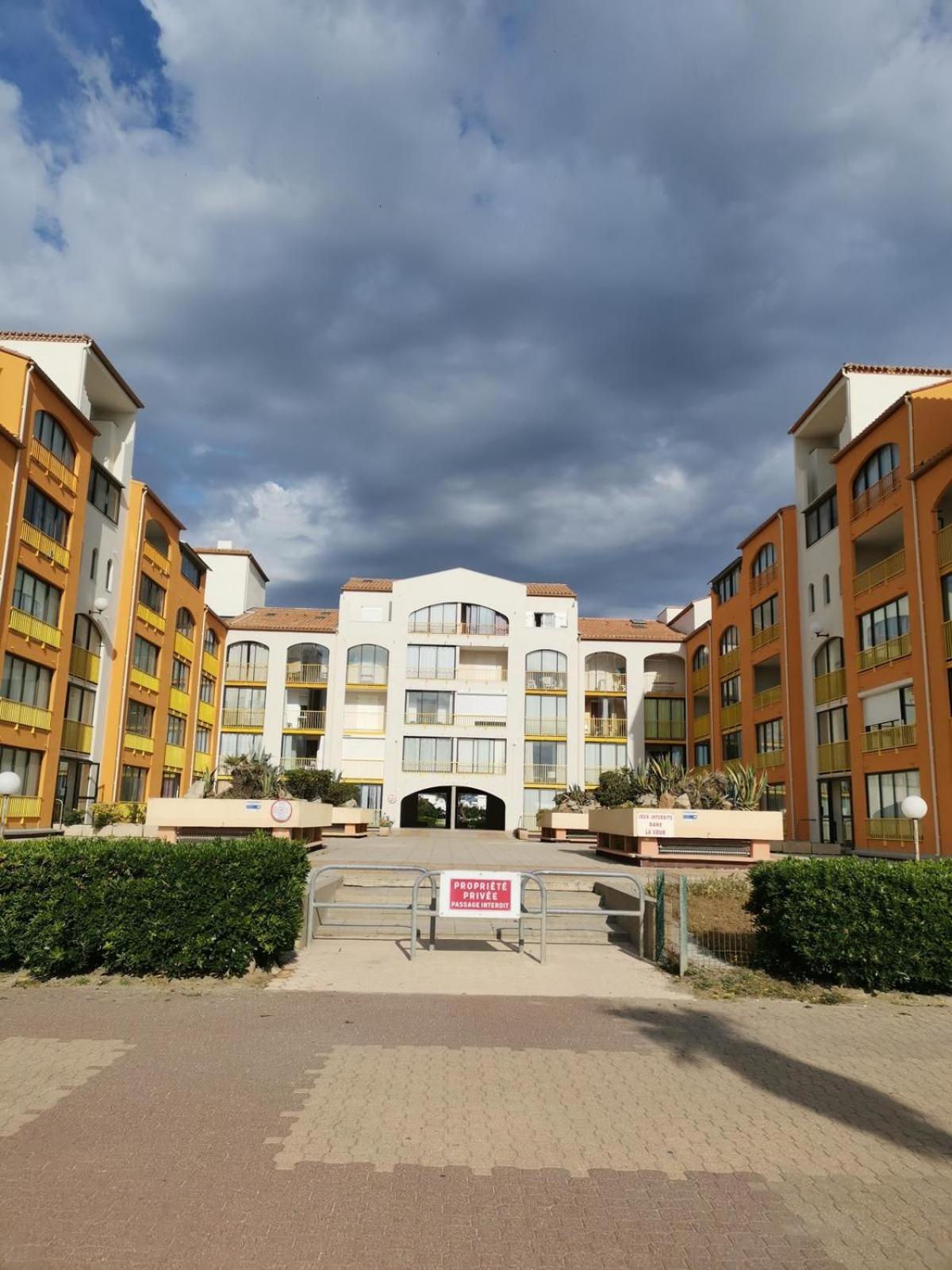 Appartement Vue Mer,Acces Direct Plage,Fibre,Clim,Parking Public Gratuit Le Barcarès Eksteriør bilde