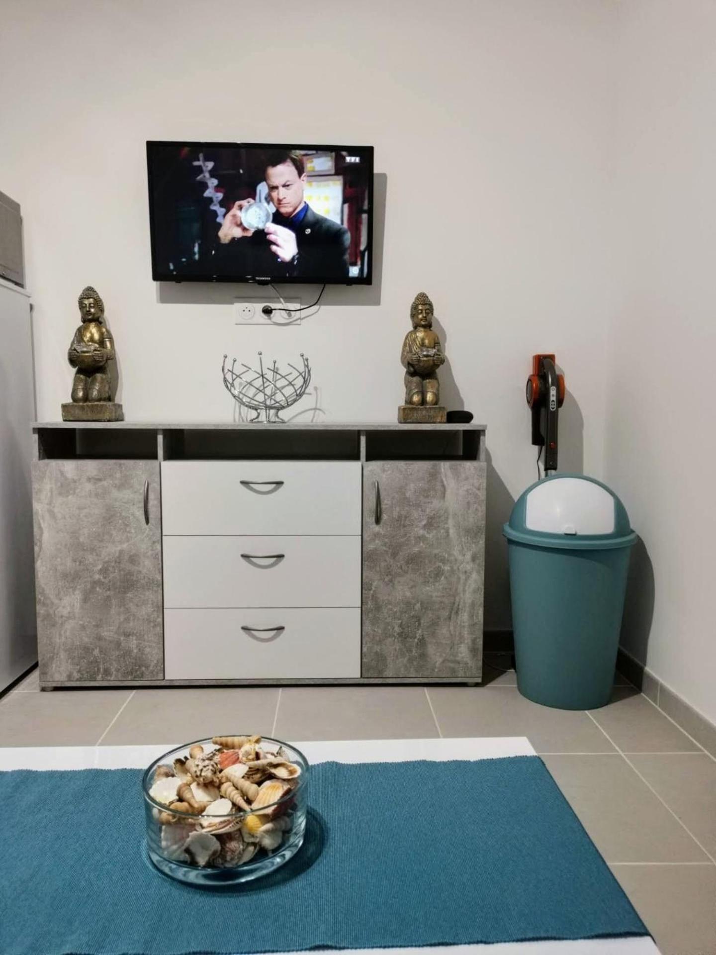 Appartement Vue Mer,Acces Direct Plage,Fibre,Clim,Parking Public Gratuit Le Barcarès Eksteriør bilde