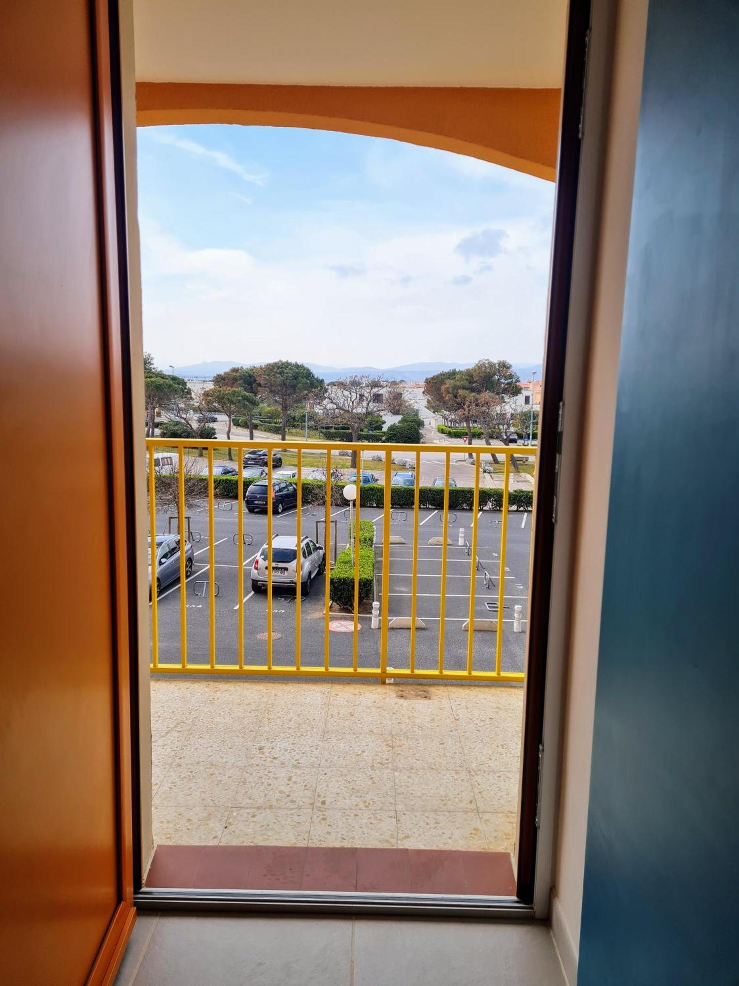 Appartement Vue Mer,Acces Direct Plage,Fibre,Clim,Parking Public Gratuit Le Barcarès Eksteriør bilde