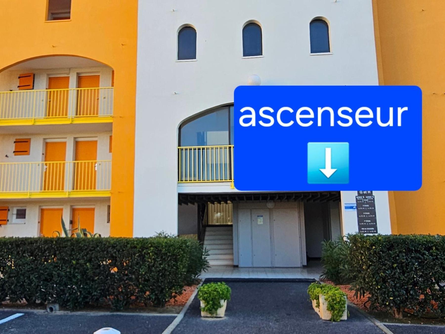Appartement Vue Mer,Acces Direct Plage,Fibre,Clim,Parking Public Gratuit Le Barcarès Rom bilde